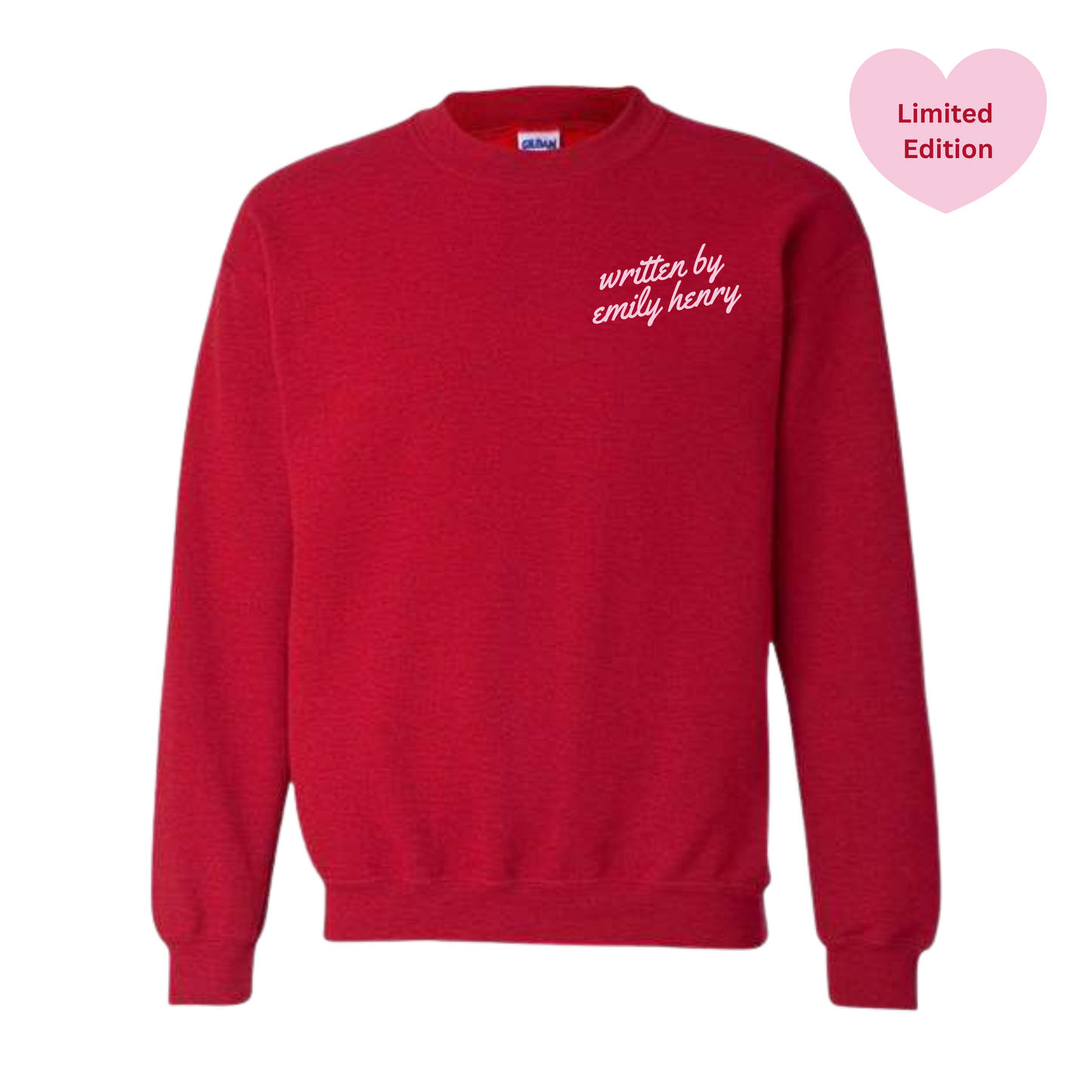 Written By Emily Henry Crewneck Sweatshirt - Galentine's Edition